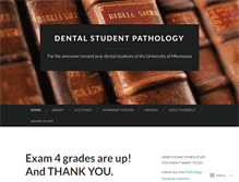 Tablet Screenshot of dentalstudentpathology.com